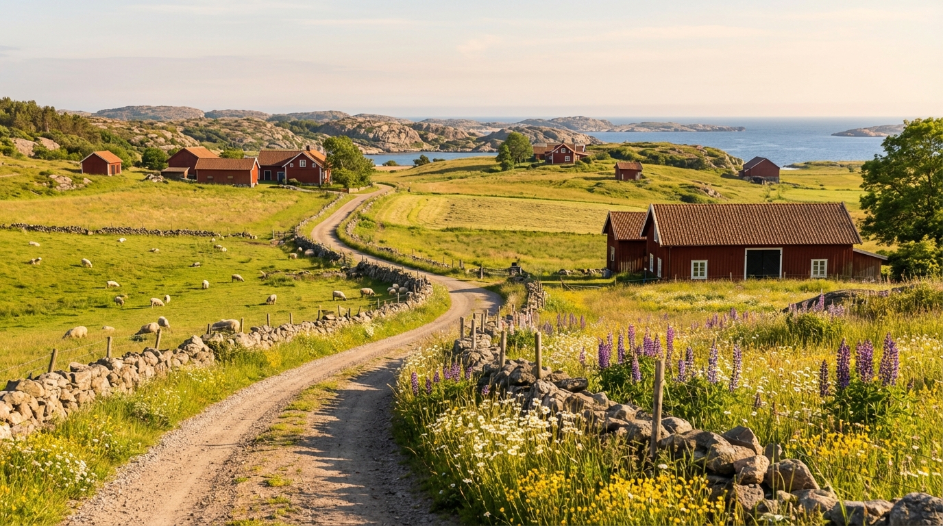 Stocken — seglarhamn och sommarby